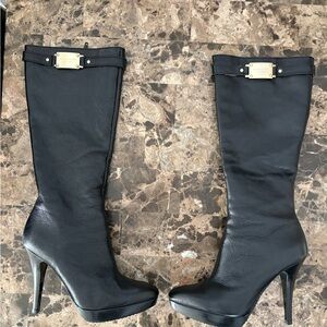 Michael Kors Black Heeled Boots